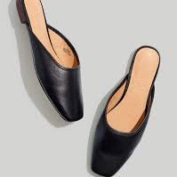MADEWELL The Adelia Mule in Black Leather Size 8.5 - Picture 10 of 10